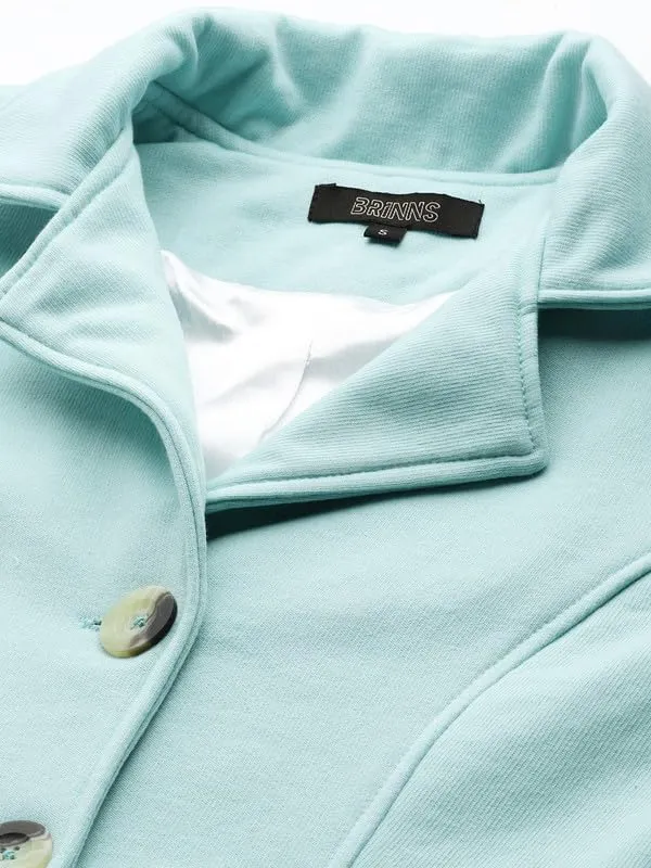 Turq_Cotton_Blend_Fleece_With_Lining_Coats_For_Women