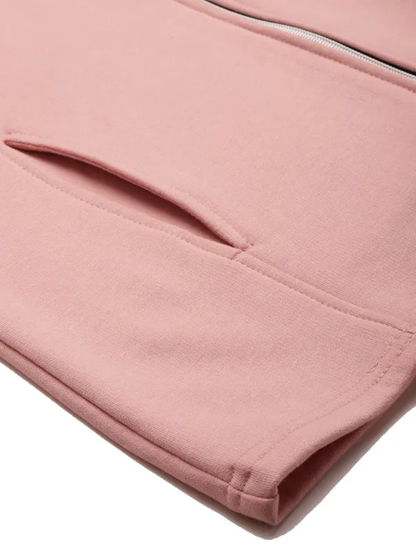 Pink_Cotton_Blend_Fleece_Jackets_For_Women