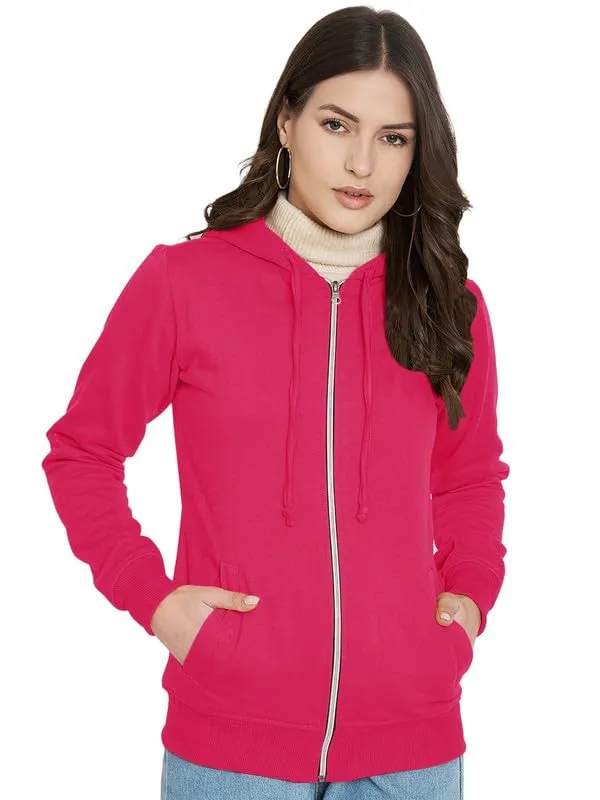 Pink_Solid_Hooded_Sweat-shirt