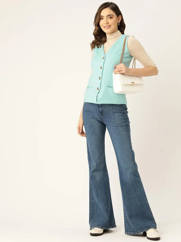 Turq_Cotton_Blend_Fleece_With_Lining_Waistcoat_For_Women