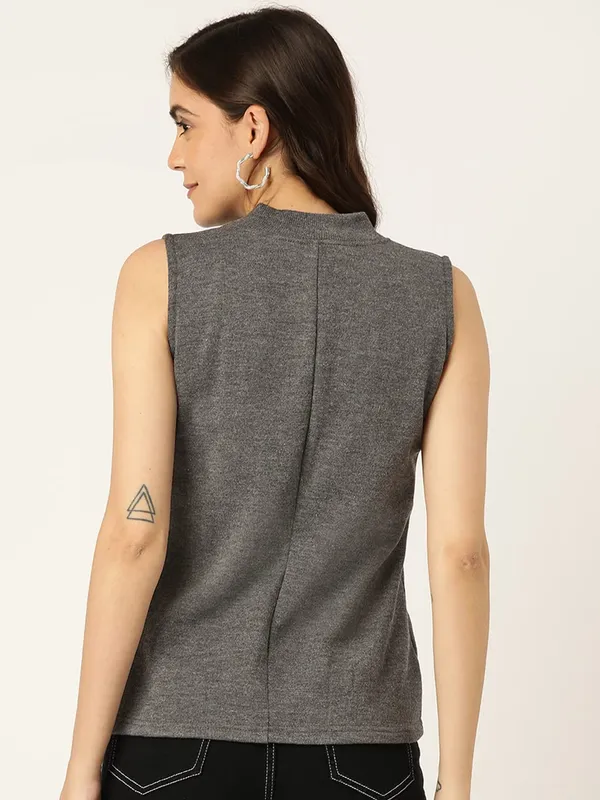 Plus_Size_Mock_Neck_Zip_Closure_Fleece_Tailored_Jacket