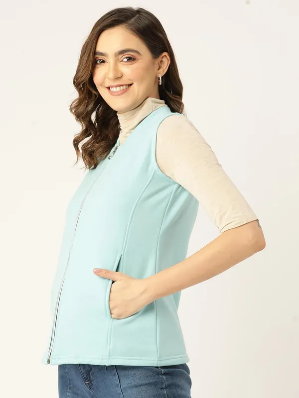 Turq_Cotton_Blend_Fleece_Jackets_For_Women