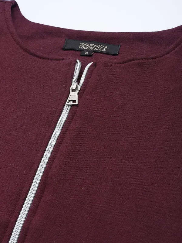 Maroon_Solid_Tailored_Jacket