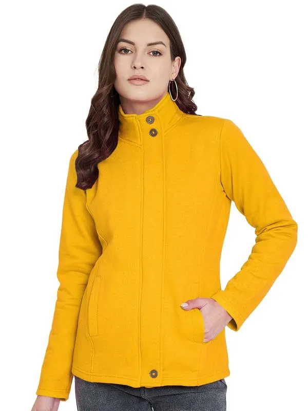 Mustard_Cotton_Blend_Single_Jersey_Sweatshirts_For_Women