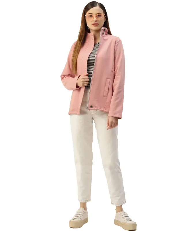 Pink_Cotton_Blend_Single_Jersey_Sweatshirts_For_Women