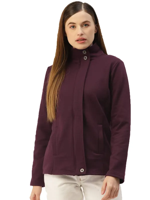 Plum_Cotton_Blend_Single_Jersey_Sweatshirts_For_Women