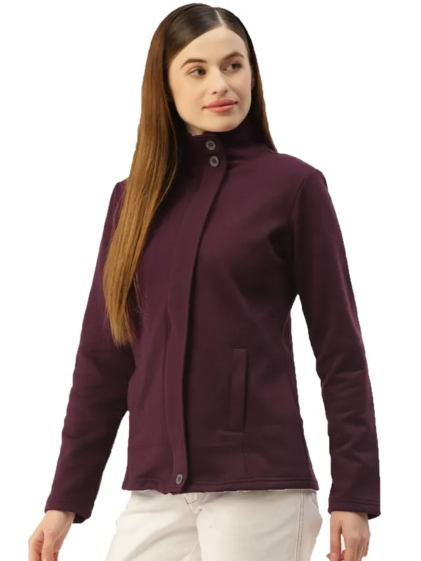 Plum_Cotton_Blend_Single_Jersey_Sweatshirts_For_Women