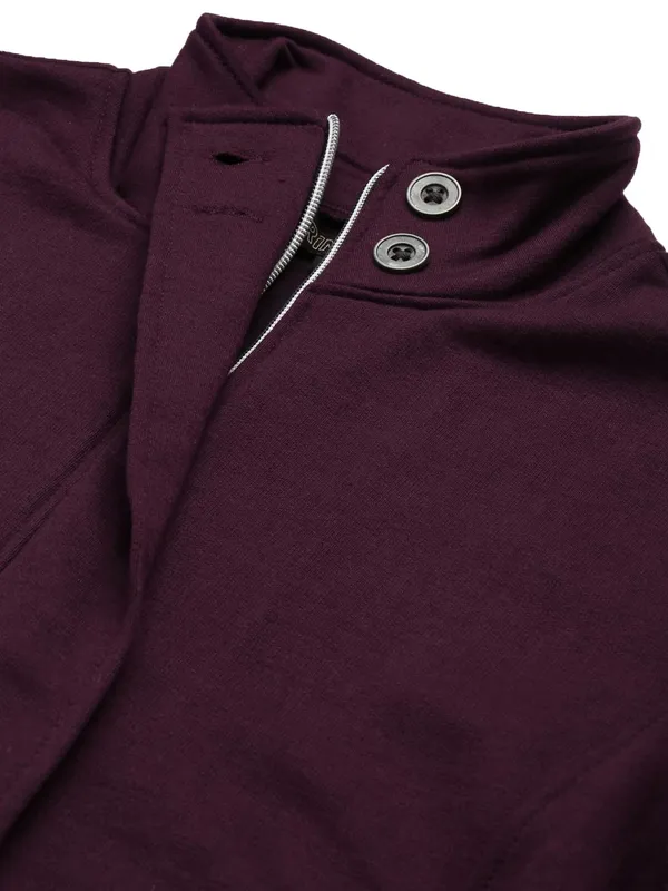 Plum_Cotton_Blend_Single_Jersey_Sweatshirts_For_Women