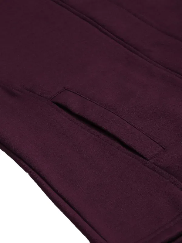 Plum_Cotton_Blend_Single_Jersey_Sweatshirts_For_Women