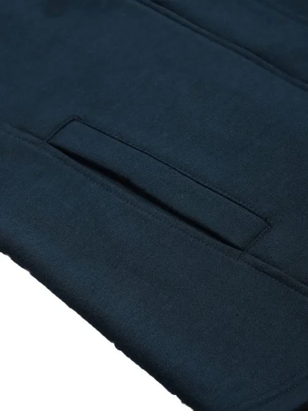 Teal_Cotton_Blend_Single_Jersey_Sweatshirts_For_Women