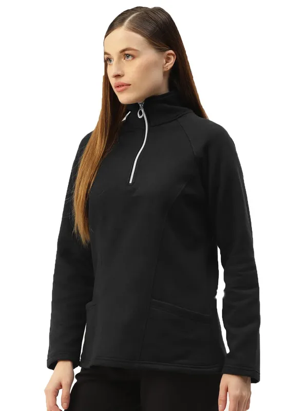 Black_Cotton_Blend_Fleece_Sweatshirts_For_Women