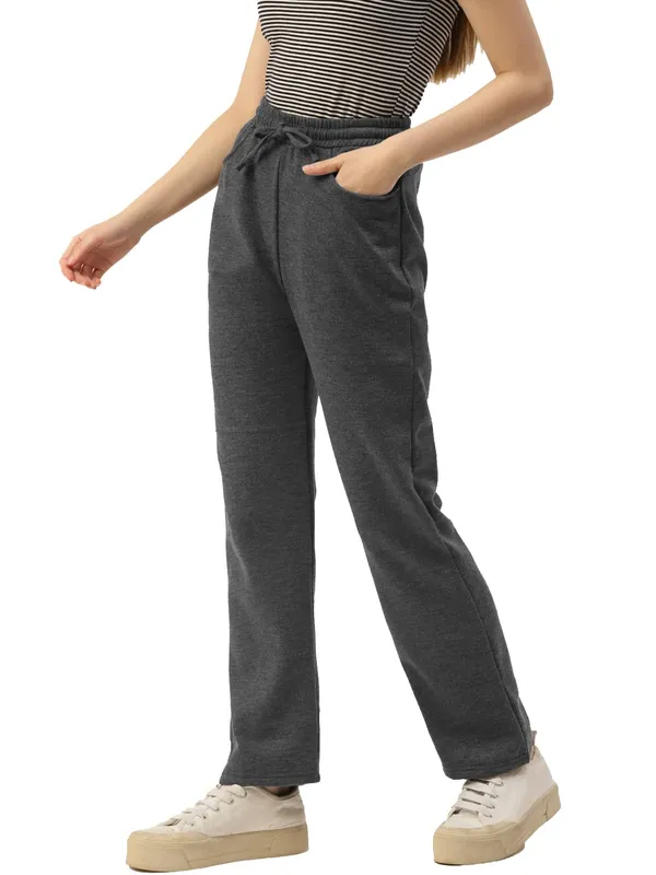 Charcoal_Cotton_Blend_Fleece_Trousers_For_Women