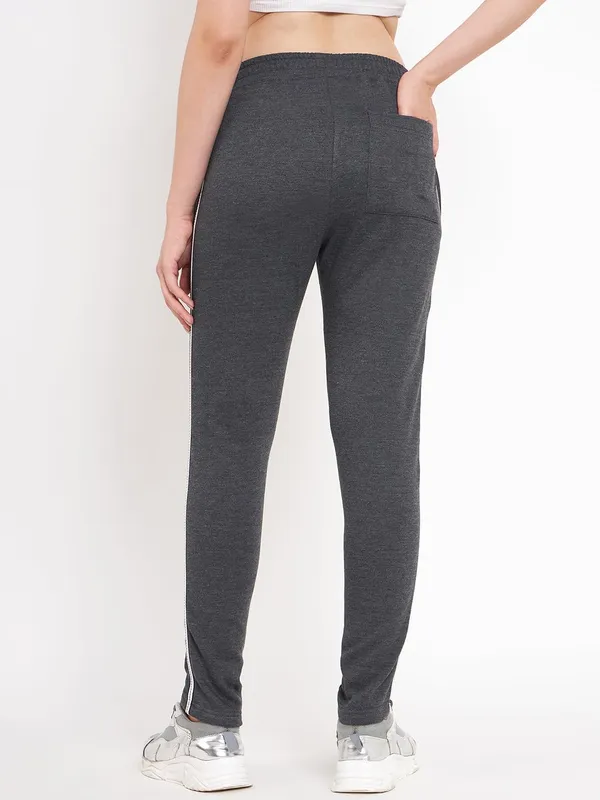 Charcoal_Cotton_Blend_Fleece_Track_Pants_For_Women