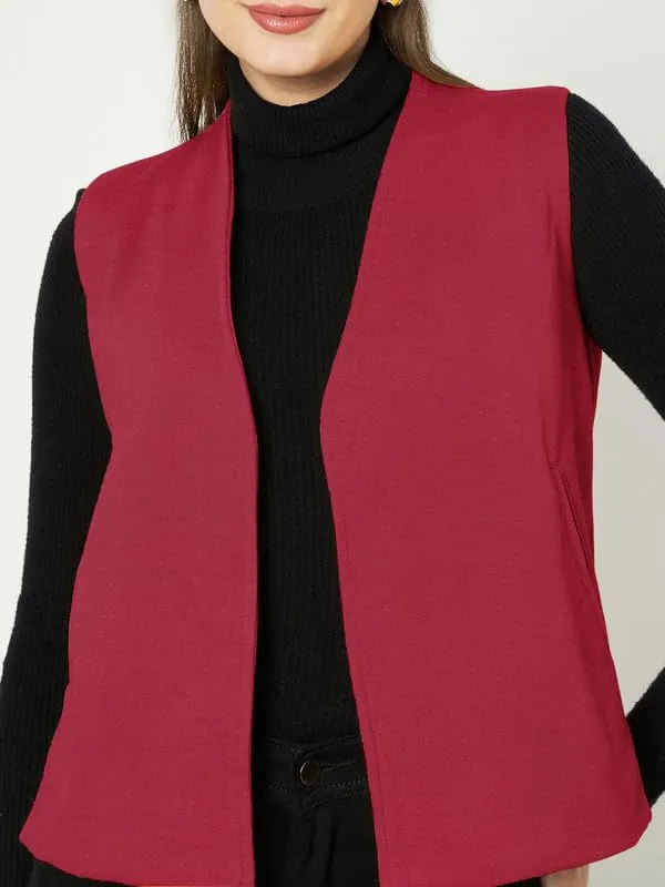 Woven_V-Neck_Casual_Waistcoat