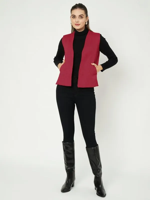 Woven_V-Neck_Casual_Waistcoat