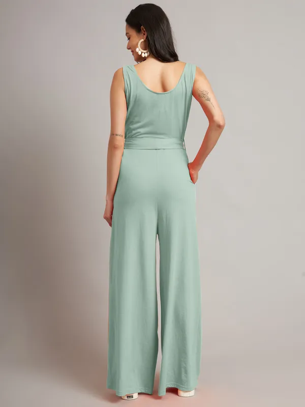 Sagegreen_Cotton_Blend_Single_Jersey_Jumpsuit