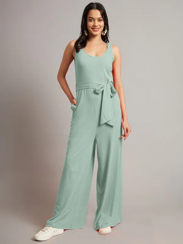 Sagegreen_Cotton_Blend_Single_Jersey_Jumpsuit