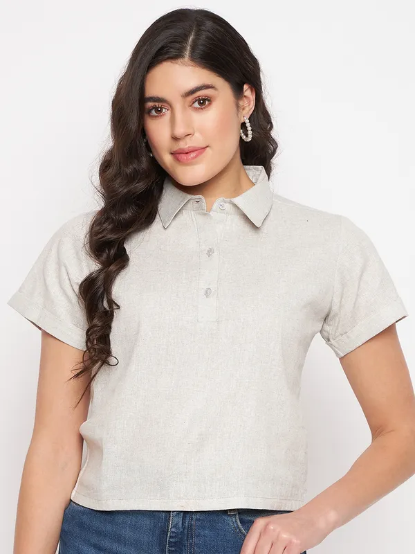 Classic_Fit_Spread_Collar_Crop_Shirt