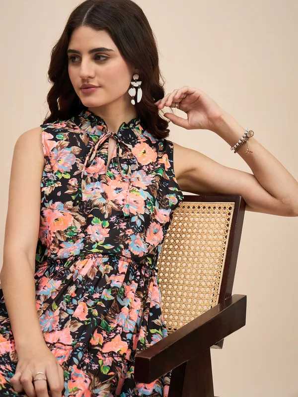 Multicolor_Georgette_Dresses