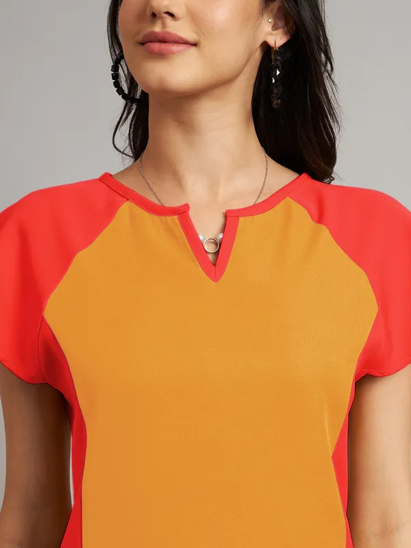 BRINNS_Women_Pure_Cotton_Colourblocked_Sheath_Dress