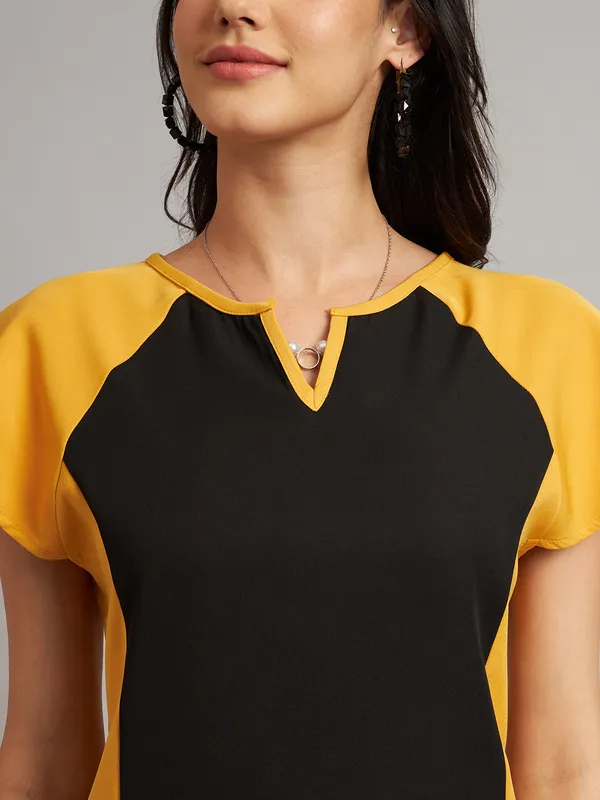 BRINNS_Women_Pure_Cotton_Colourblocked_Sheath_Dress