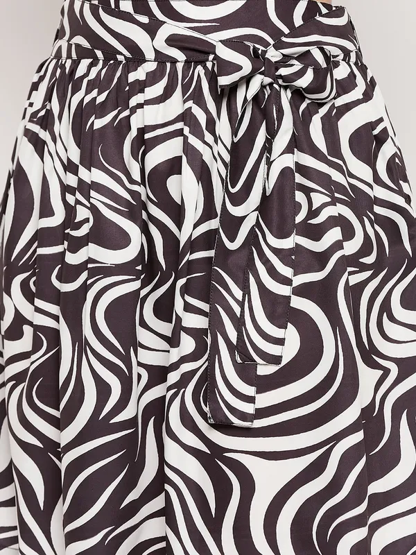 Multi_Print_Polyester_Print_Skirts_For_Women