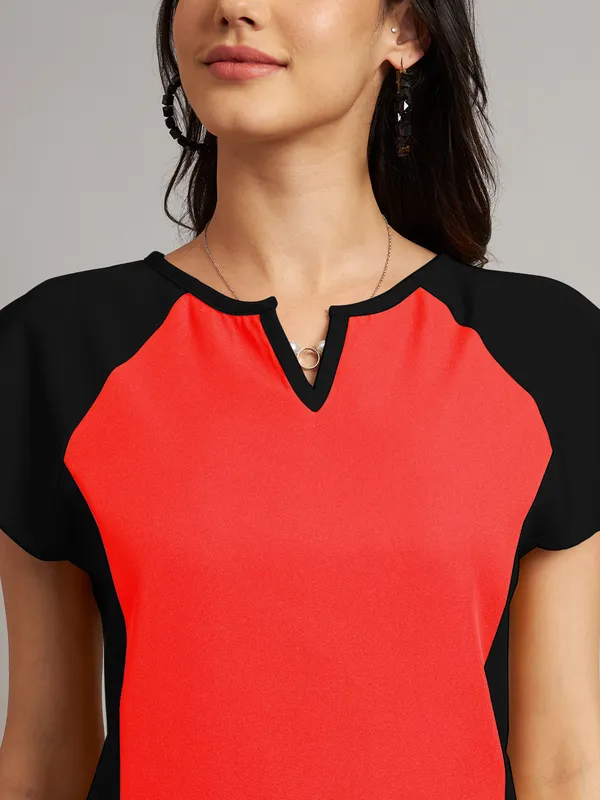 BRINNS_Women_Pure_Cotton_Colourblocked_Sheath_Dress