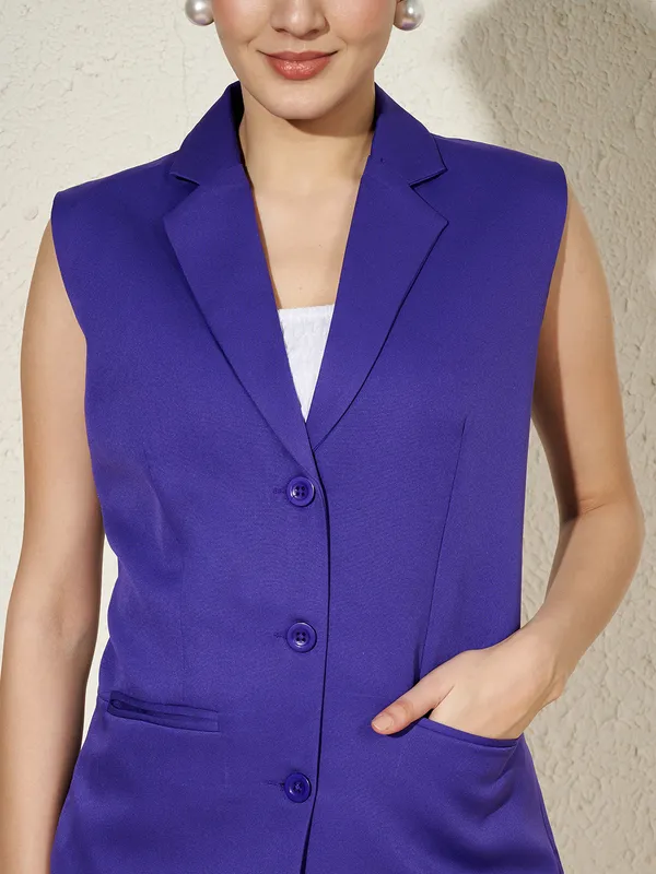BRINNS_Notched_Lapel_Collar_Sleeveless_Single_Breasted_Formal_Blazer