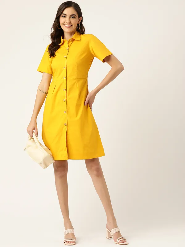 Mustard_Cotton_Poplin_Dresses