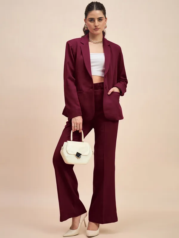 Burgundy_Polyester_Lycra_Suits