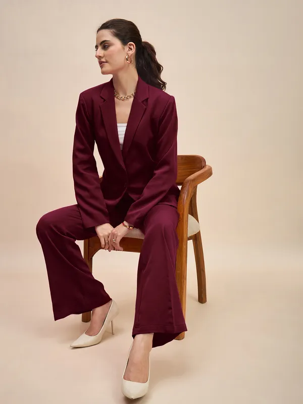Burgundy_Polyester_Lycra_Suits