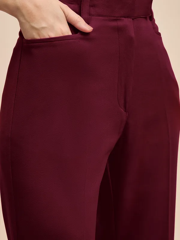 Burgundy_Polyester_Lycra_Suits