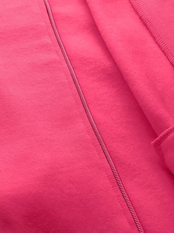 Collarless_Solid_Fleece_Casual_Bomber_Jacket