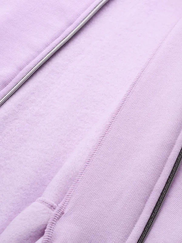 BRINNS_Women_Pink_Solid_Hooded_Sweatshirt