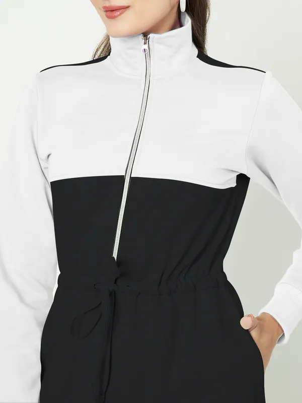 BRINNS_Women_Colourblocked_A-Line_Dress
