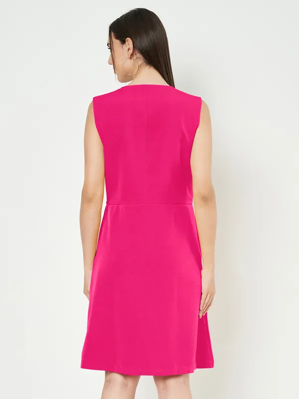 BRINNS_Women_Colourblocked_A-Line_Dress