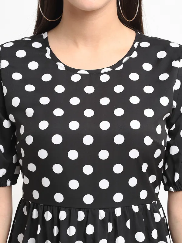Black_Polka_Polyester_Print_Dresses