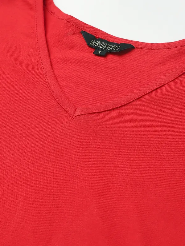 Red_Cotton_Blend_Single_Jersey_Tshirts