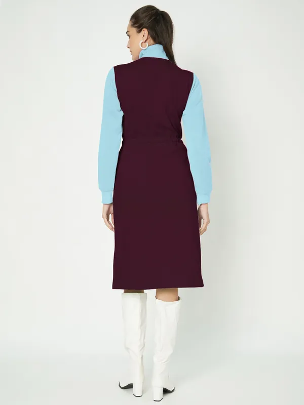 BRINNS_Women_Colourblocked_A-Line_Dress