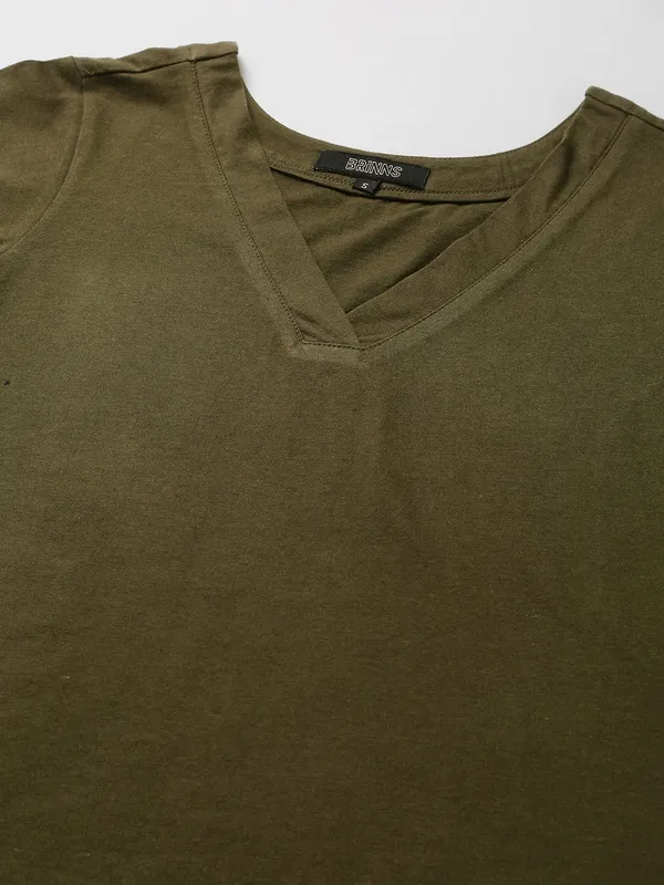 Olive_Cotton_Blend_Single_Jersey_Tshirts