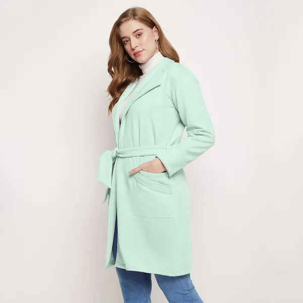 BRINNS_Women_Single_Breasted_Solid_Overcoat