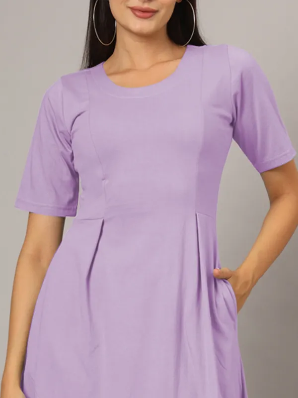 BRINNS_Women_Solid_Plus_Size_Cotton_A-Line_Midi_Dress