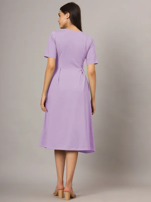 BRINNS_Women_Solid_Plus_Size_Cotton_A-Line_Midi_Dress