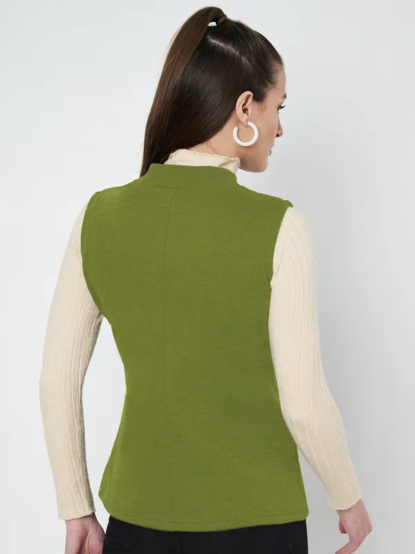 BRINNS_Plus_Size_Mock_Neck_Zip_Closure_Fleece_Tailored_Jacket