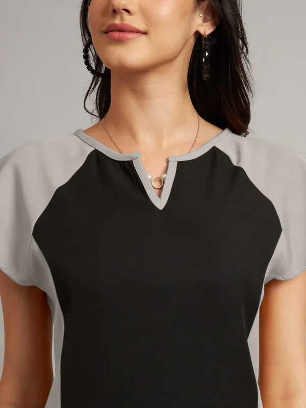 BRINNS_Women_Pure_Cotton_Colourblocked_Sheath_Dress