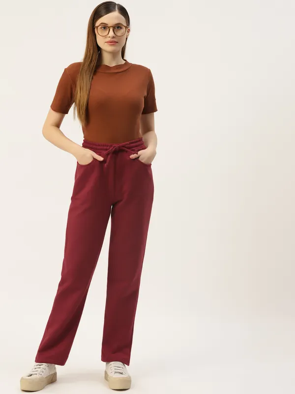 BRINNS_Women_Relaxed_Straight_Fit_Fleece_Trousers