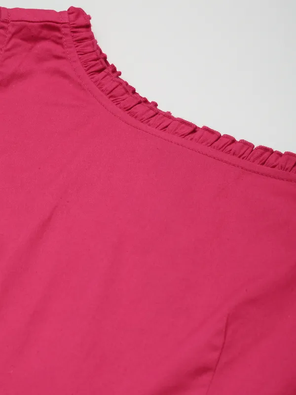 Magenta_COTTON_Poplin_Lycra_Jumpsuit