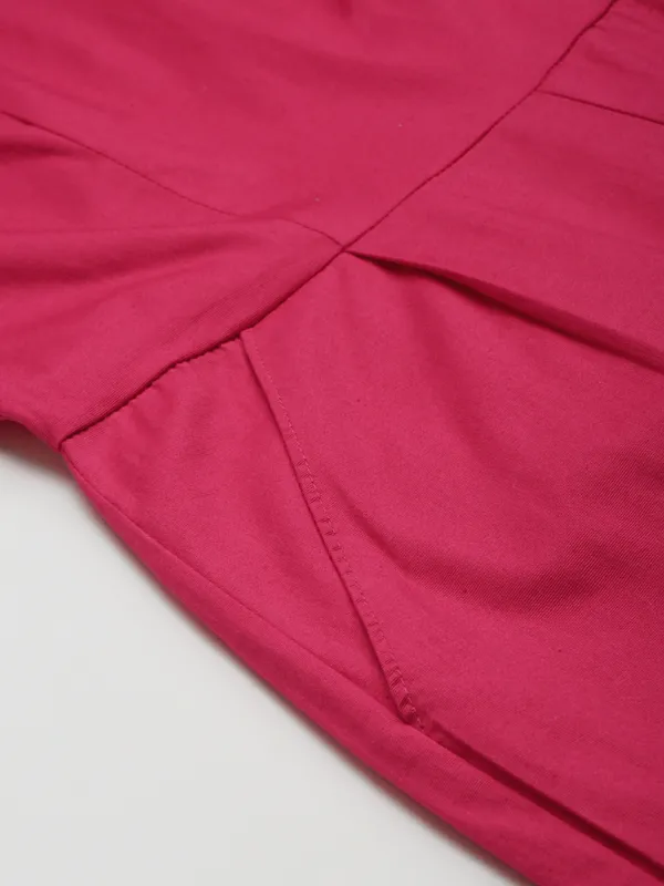 Magenta_COTTON_Poplin_Lycra_Jumpsuit