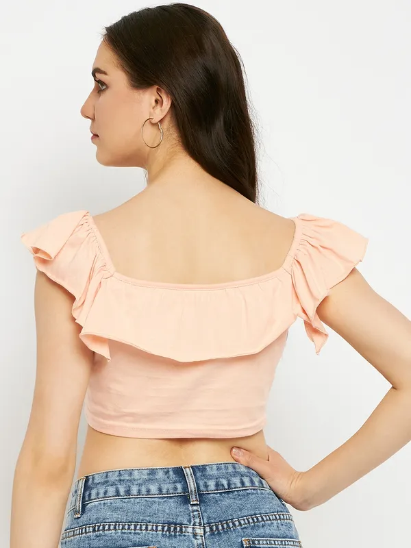 Peach_Cotton_Blend_Single_Jersey_Tops