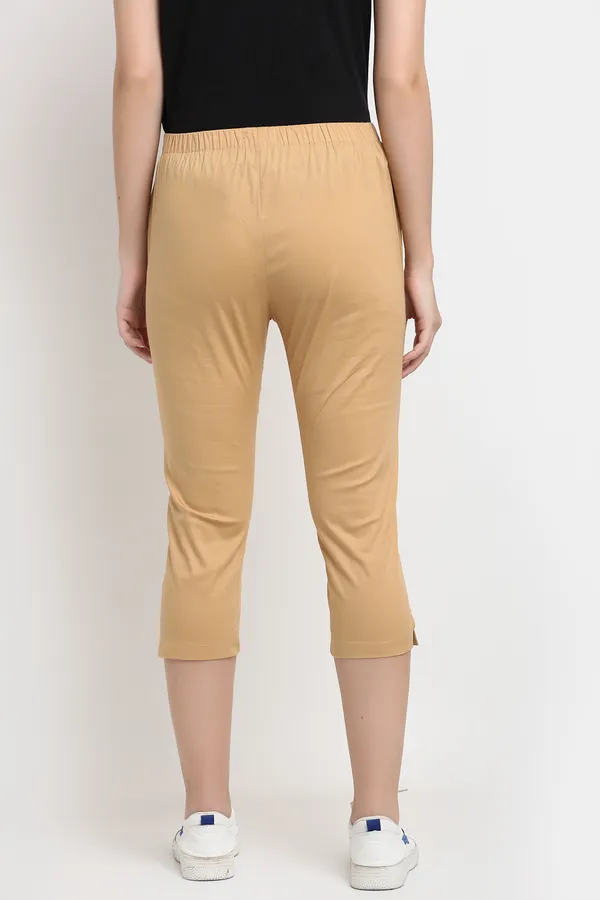 Beige_COTTON_Poplin_Lycra_Capris